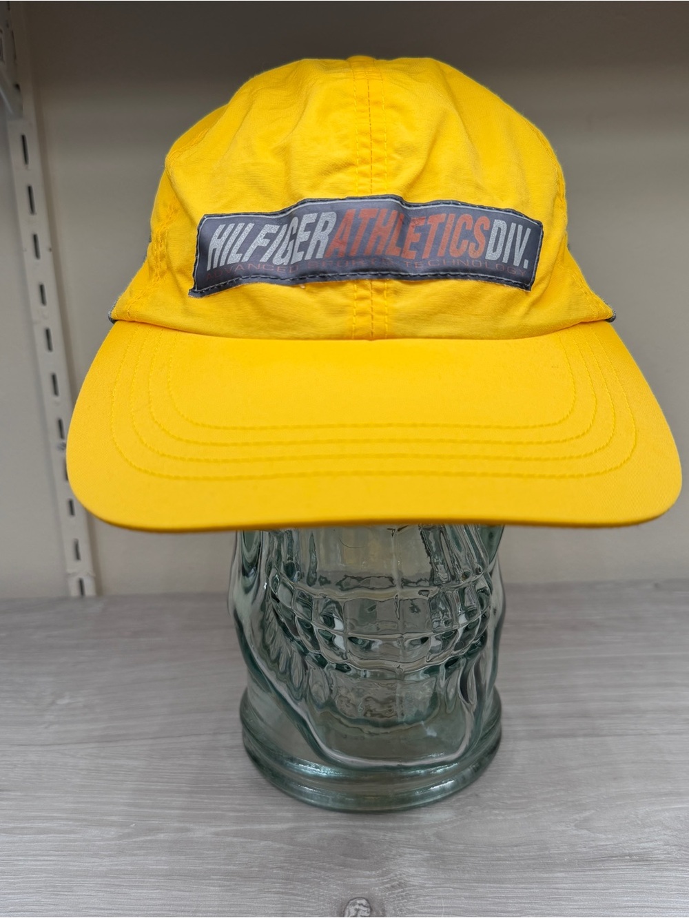 Tommy Hilfiger Yellow Athletics Patch Baseball Cap